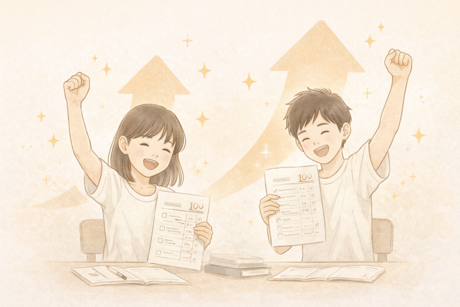 成績UPイラスト