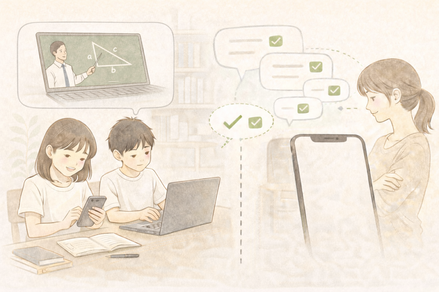 フォースタディイラスト